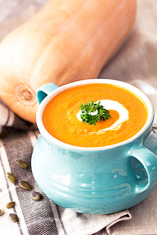 Coconut Curry Pumpkin Bisque