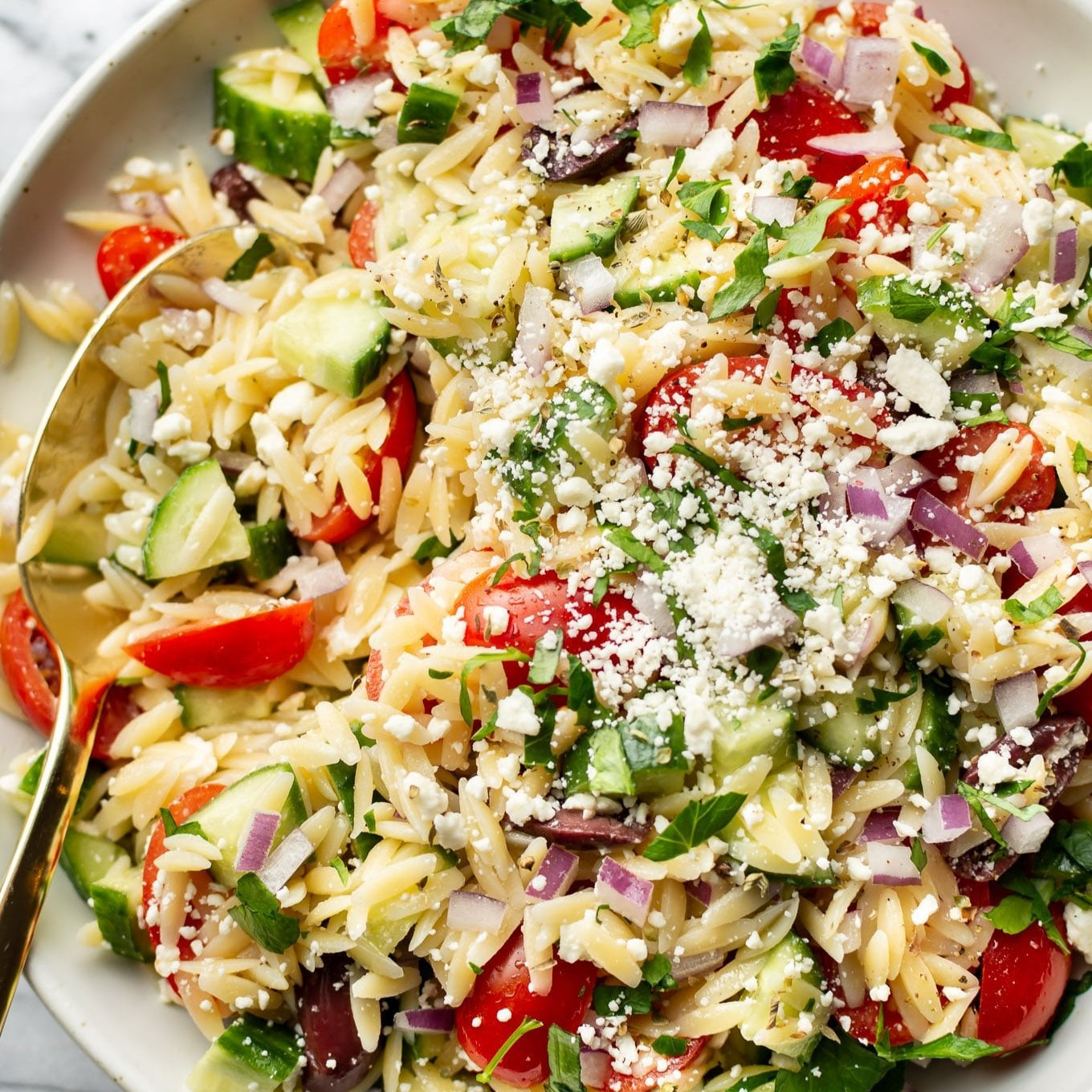 Greek Orzo Salad