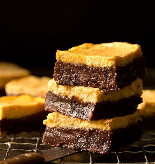Pumpkin Cheesecake Brownies